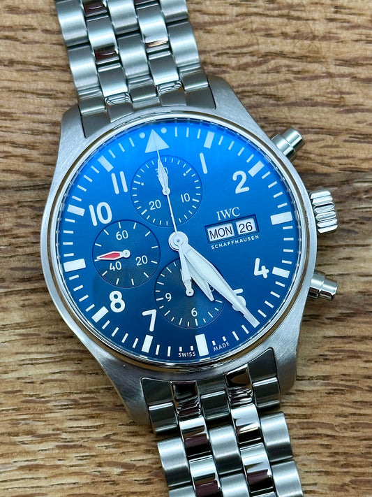 Iwc Pilot Chrono 377717 full set 2019