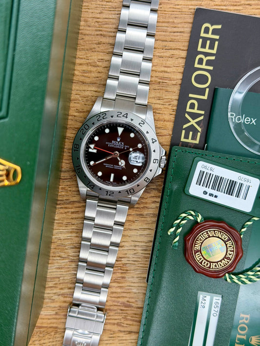 Rolex Explorer II 16570 cal. 3186 RRR full set 2008