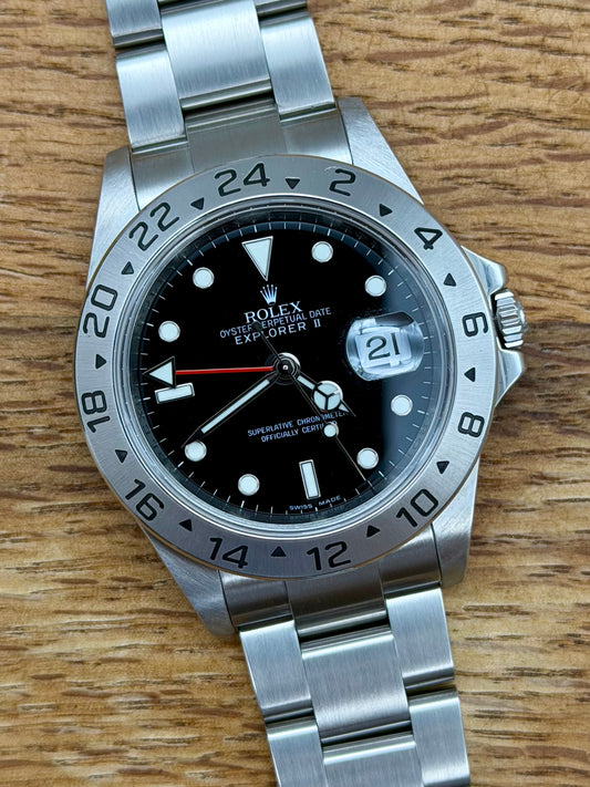 Rolex Explorer II 16570 cal. 3186 RRR full set 2008